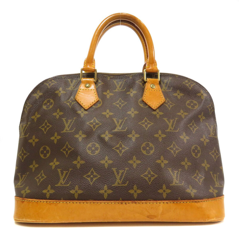 Louis Vuitton Canvas Handbag Monogram Alma Brown